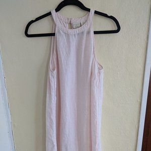 St. Tropez Linen Peach Shift Dress